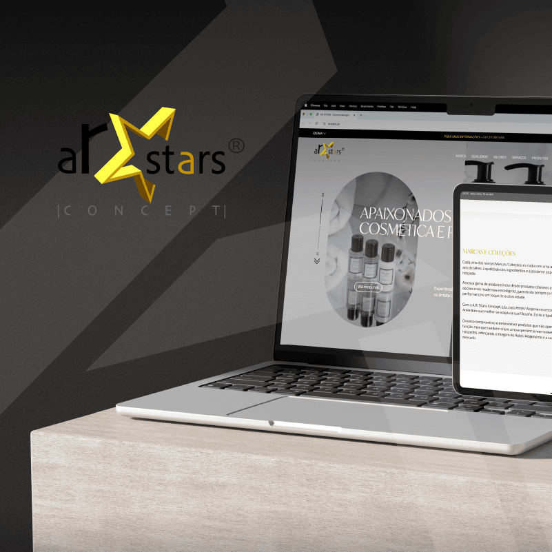 Criação de novo website para a AR STARS