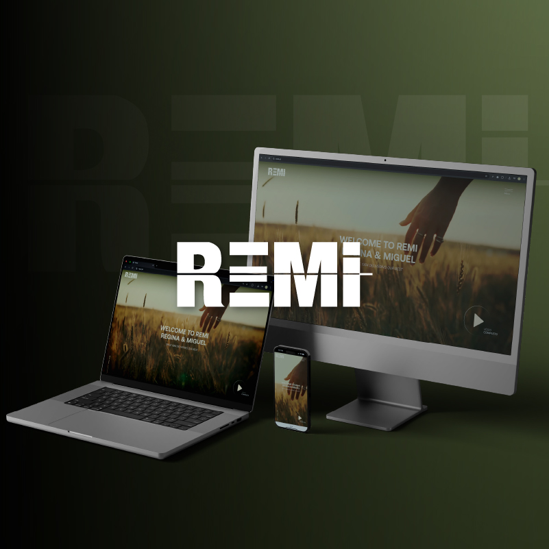 Criação do novo website corporativo para a REMI