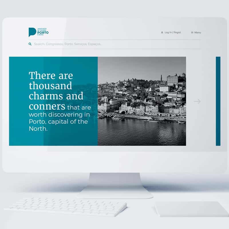 website para Turismo do Porto