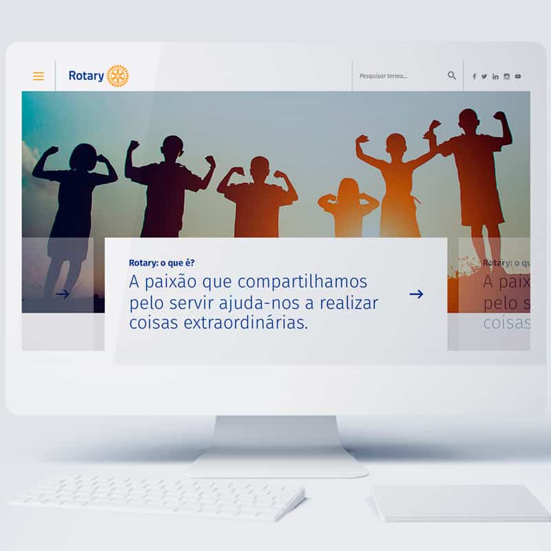 website para Portugal Rotario