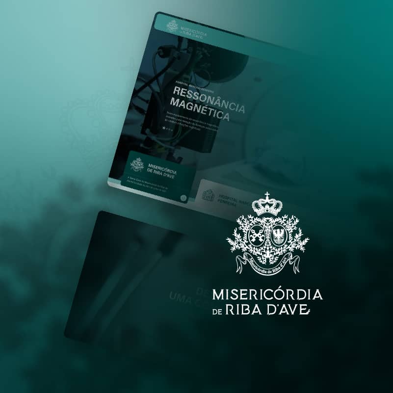 criação e desenvolvimento de novo website para santa casa de Riba de Ave