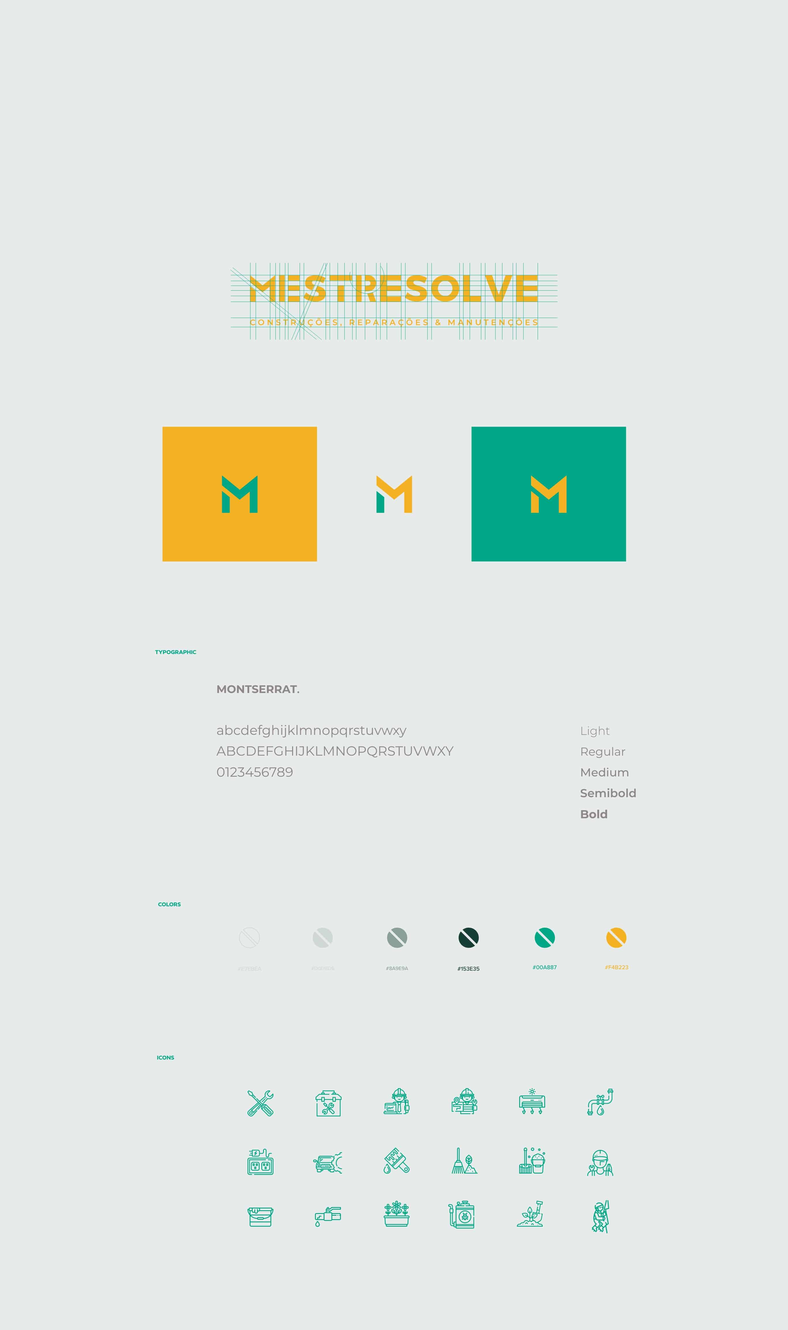 colors and fonts for mestre resolve