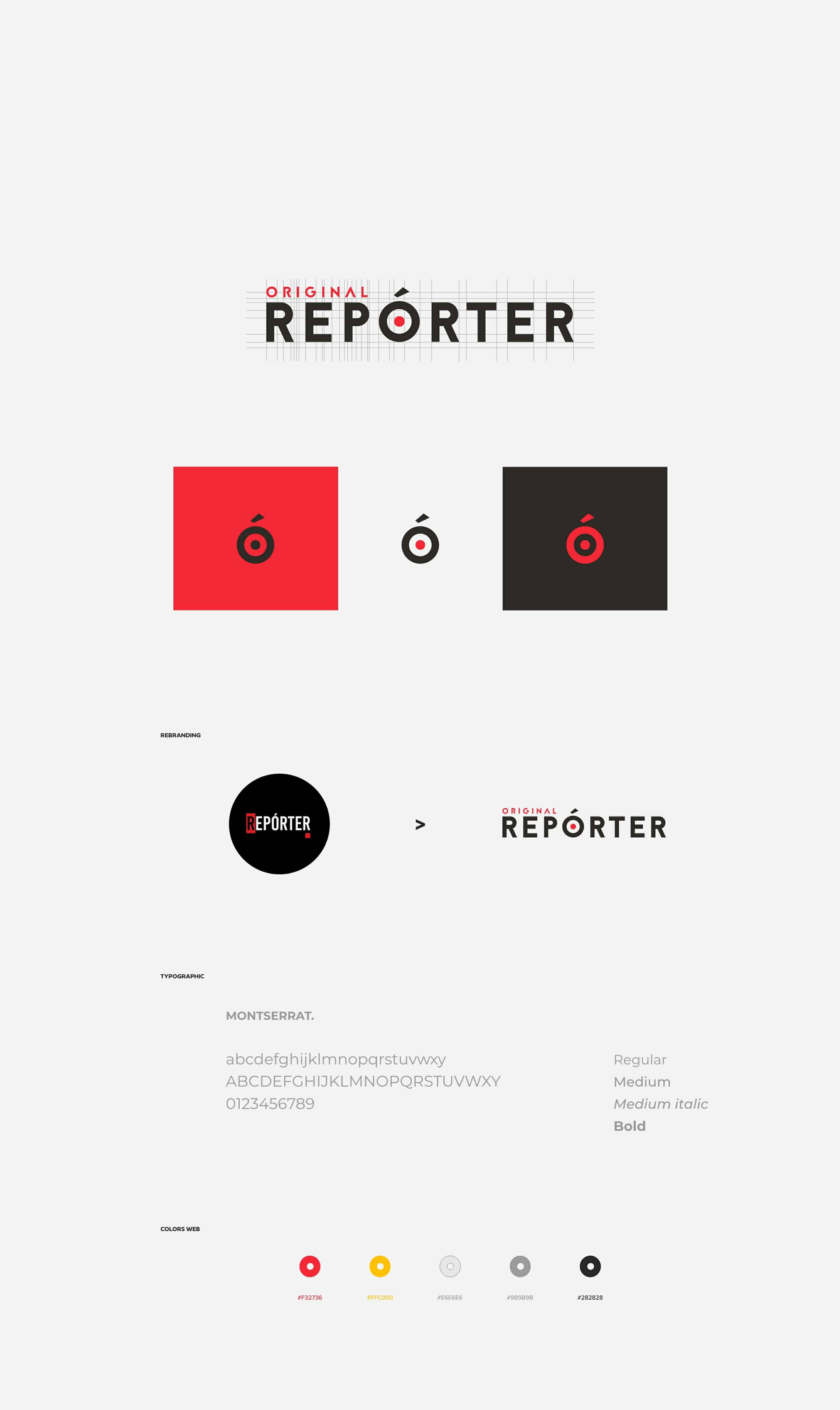 colors and fonts for original reporter