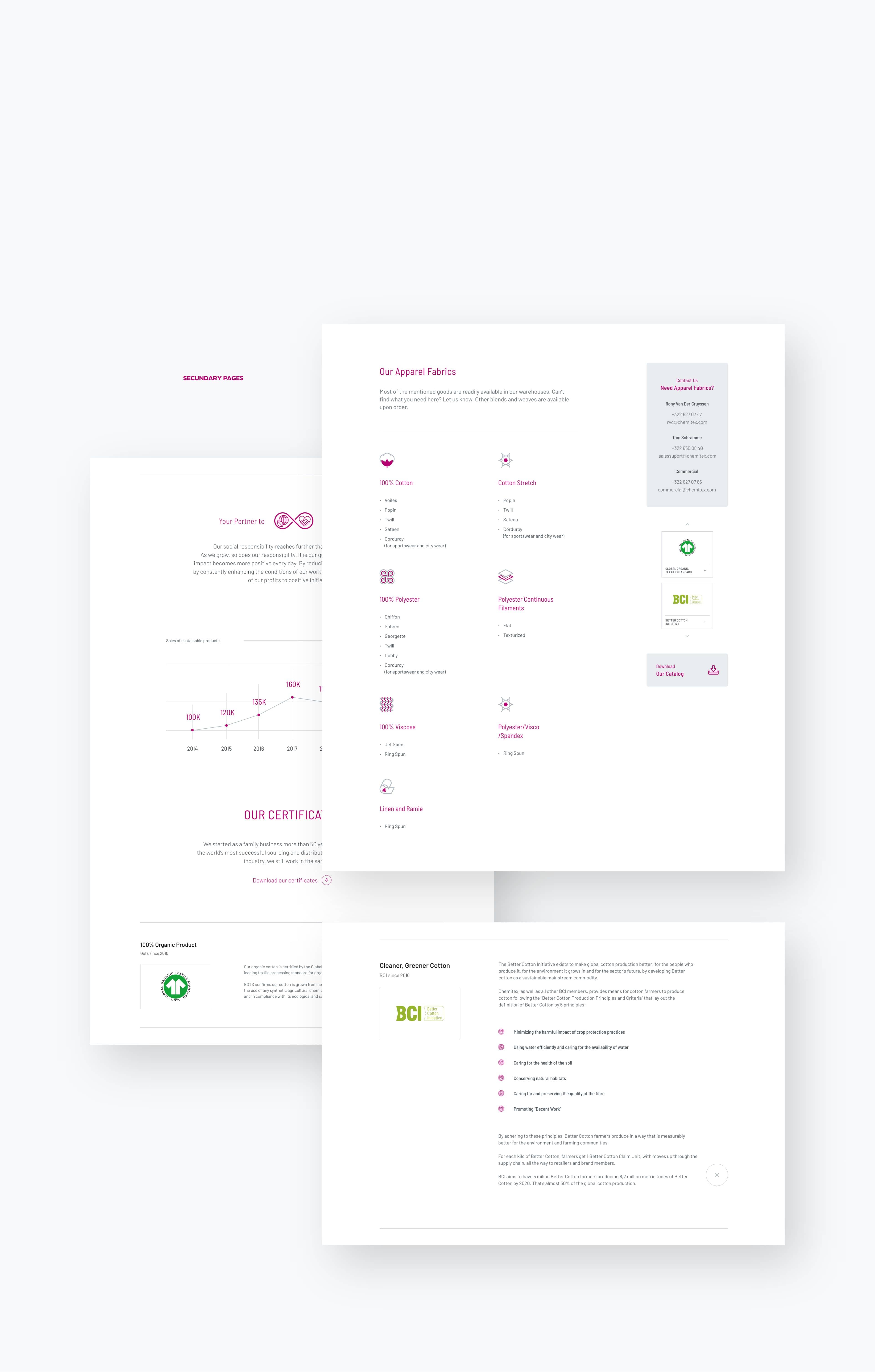 ui e ux aplicado em website da Chemitex