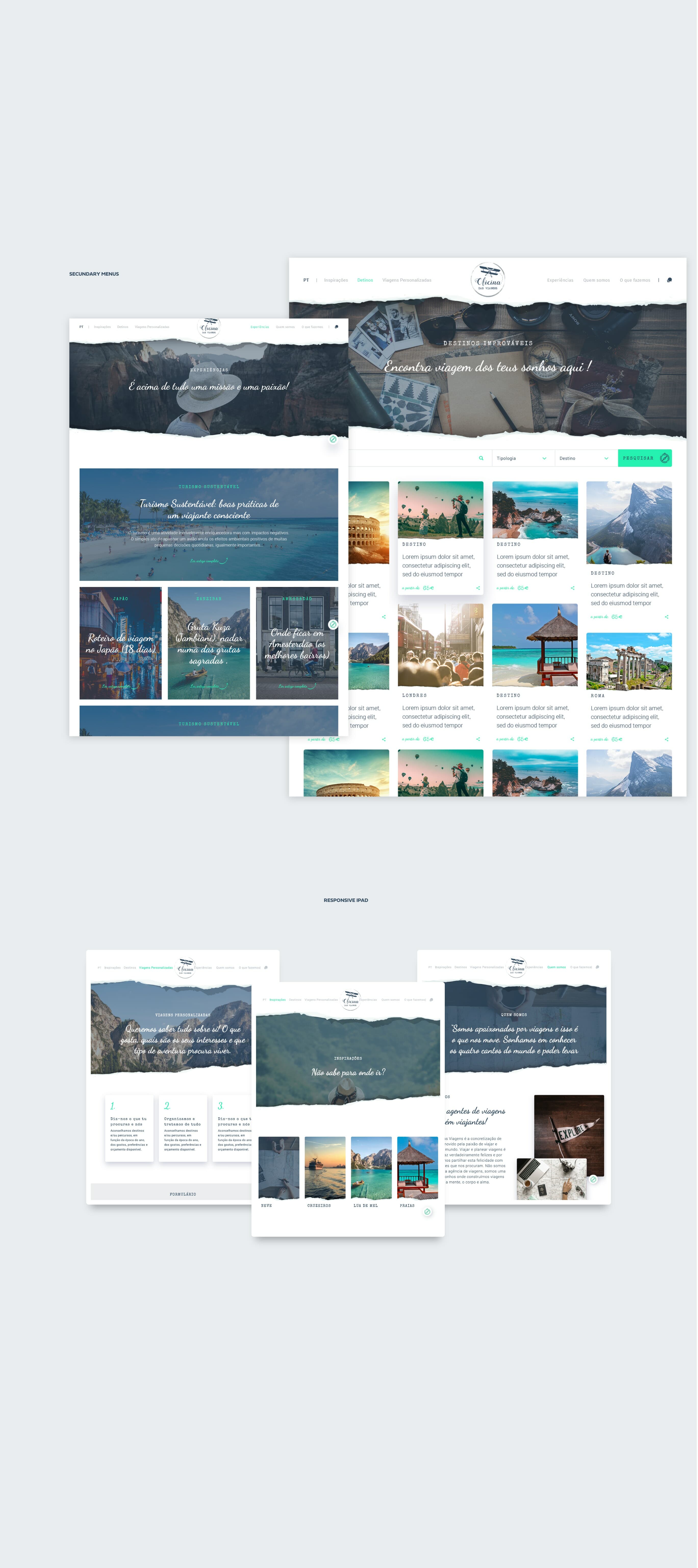 layout for website