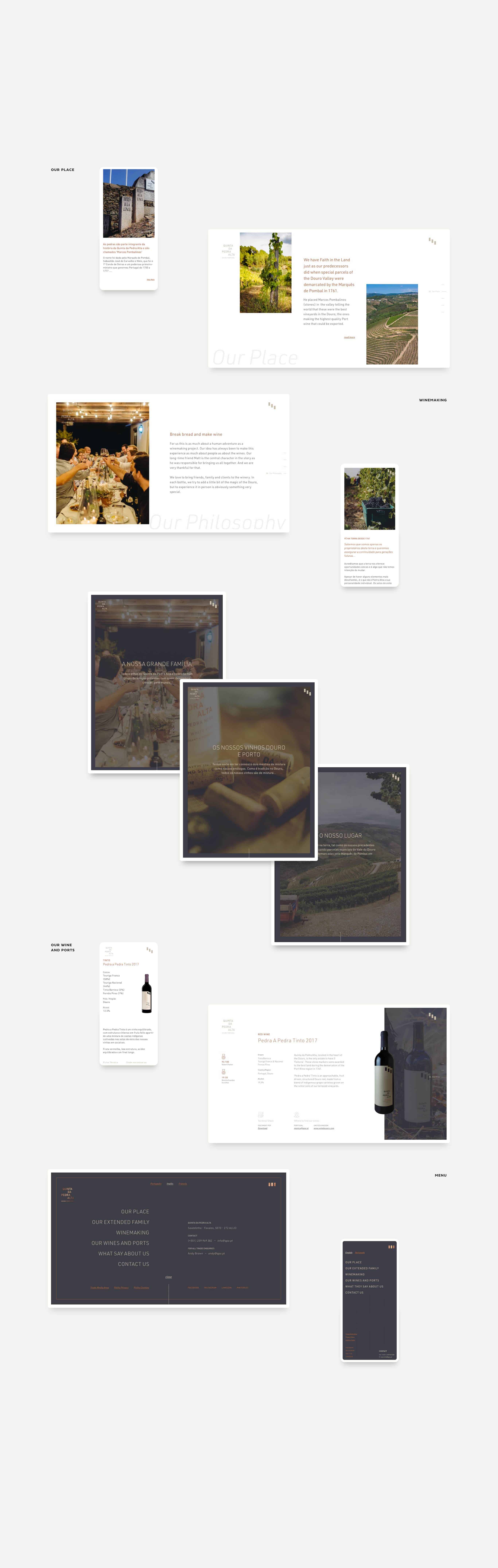 concept for website da QPA Vinhos